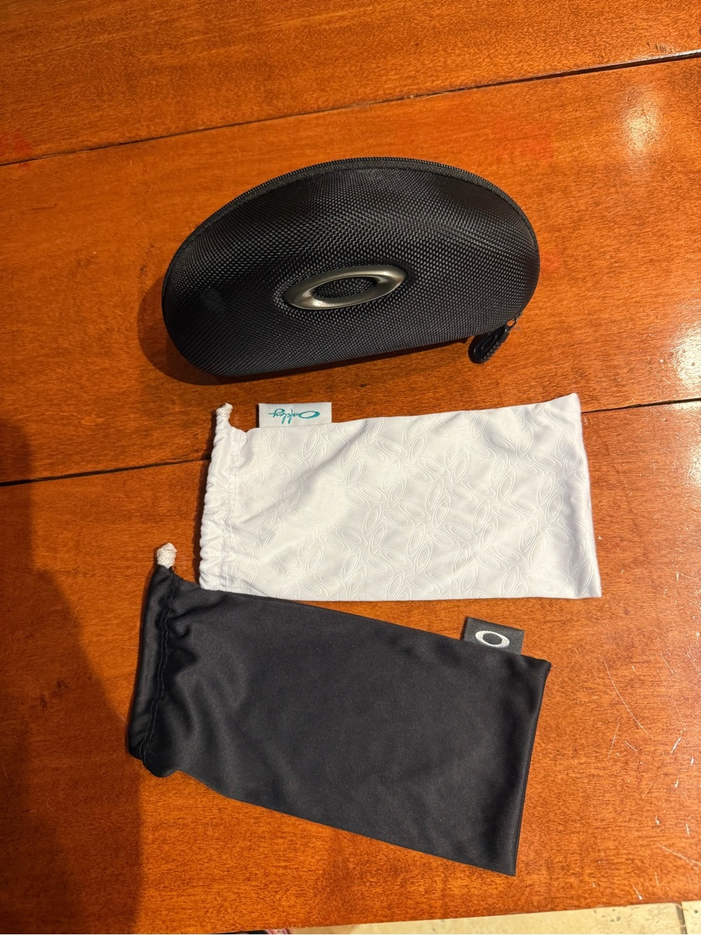 Oakley Black Sunglasses Hard Case with Soft Pouches